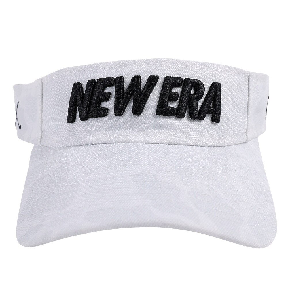 ニューエラ（NEW ERA）（メンズ）ゴルフ サンバイザー ダックハンターカモ ホワイト 13517835