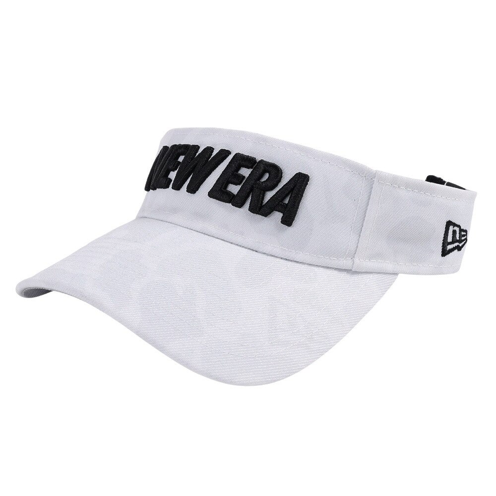 ニューエラ（NEW ERA）（メンズ）ゴルフ サンバイザー ダックハンターカモ ホワイト 13517835