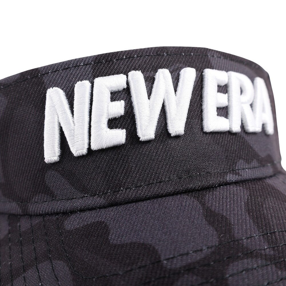 ニューエラ（NEW ERA）（メンズ）ゴルフ サンバイザー ダックハンターカモ ブラック 13517836