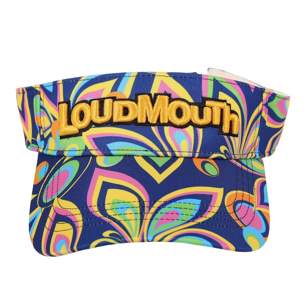 ラウドマウス（LOUDMOUTH）（メンズ）ゴルフ サンバイザー シャガデリックブルー 763903-75