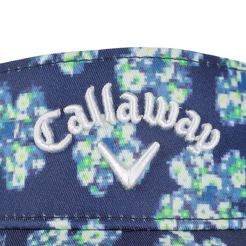 キャロウェイ（CALLAWAY）（メンズ）ゴルフ 吸汗 速乾 フラワーピクセル総柄バイザー C23191114-1120