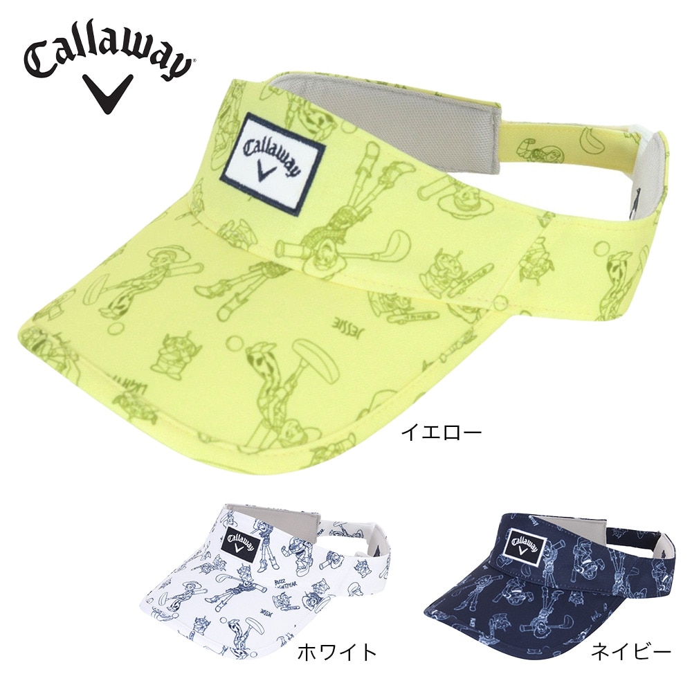キャロウェイ（CALLAWAY）（メンズ、レディース）ゴルフ 吸汗 速乾 TOY STORY CALLAWAY COLLECTION バイザー C23191303-1061