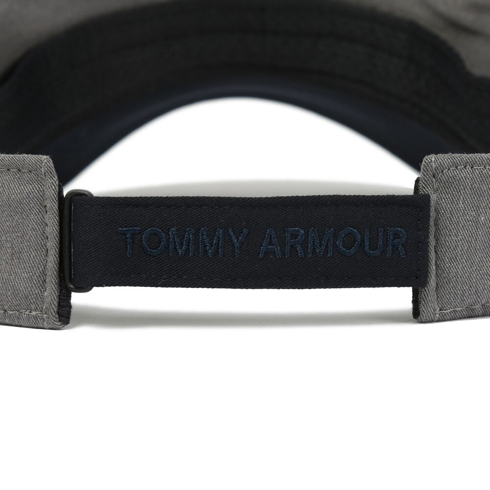 トミーアーマー（Tommy Armour）（メンズ）ゴルフ 定番バイザー TAST23S040002 GRY