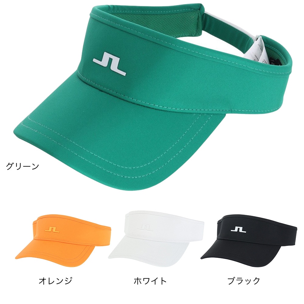 J.LINDEBERG（メンズ）ゴルフ Yaden ロゴバイザー 073-58310-019