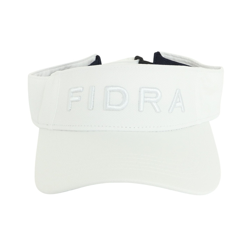 フィドラ（FIDRA）（メンズ）ゴルフ 吸汗 速乾 接触冷感 ピンメッシュバイザー FD5PVD02 WHT