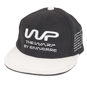 ザ・ワープ・バイ・エネーレ（The Warp By Ennerre）（メンズ）ゴルフ 吸汗 速乾 接触冷感 サーマルフラットバイザーキャップ WG5PVA03 BLK