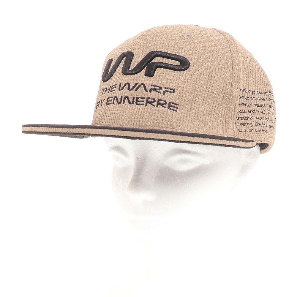 ザ・ワープ・バイ・エネーレ（The Warp By Ennerre）（メンズ）ゴルフ 吸汗 速乾 接触冷感 サーマルフラットバイザーキャップ WG5PVA03 CML