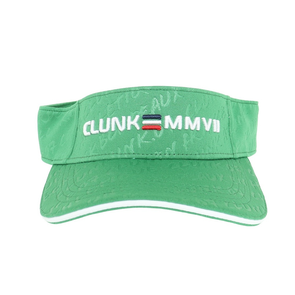 クランク（CLUNK）（メンズ）ゴルフ 吸汗 速乾 接触冷感 エンボスバイザー CL5PVD03 GRN