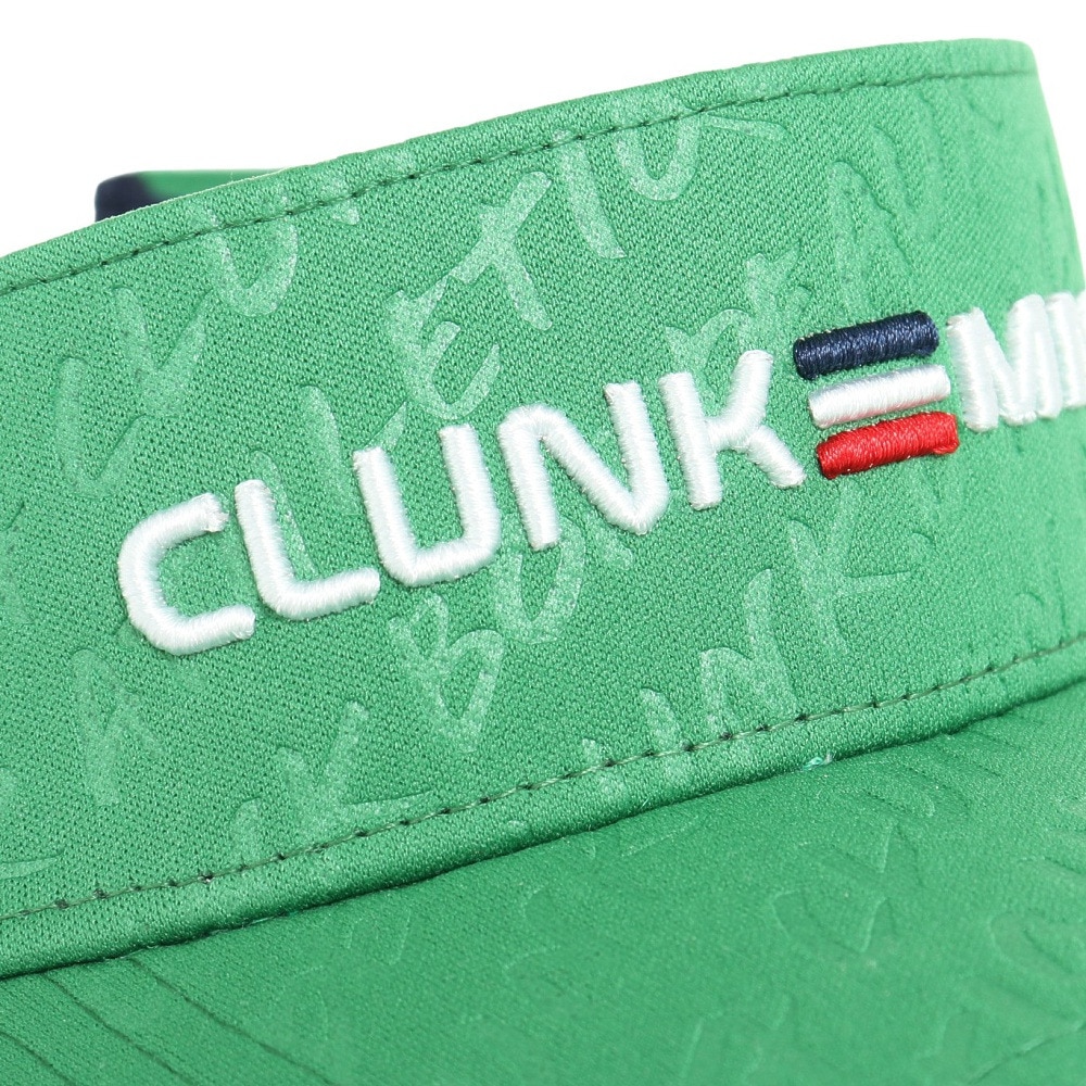 クランク（CLUNK）（メンズ）ゴルフ 吸汗 速乾 接触冷感 エンボスバイザー CL5PVD03 GRN