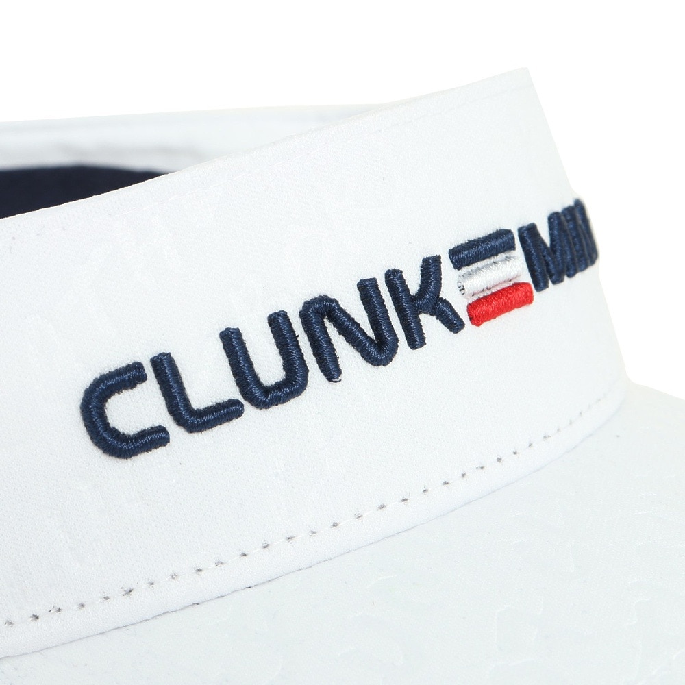 クランク（CLUNK）（メンズ）ゴルフ 吸汗 速乾 接触冷感 エンボスバイザー CL5PVD03 WHT