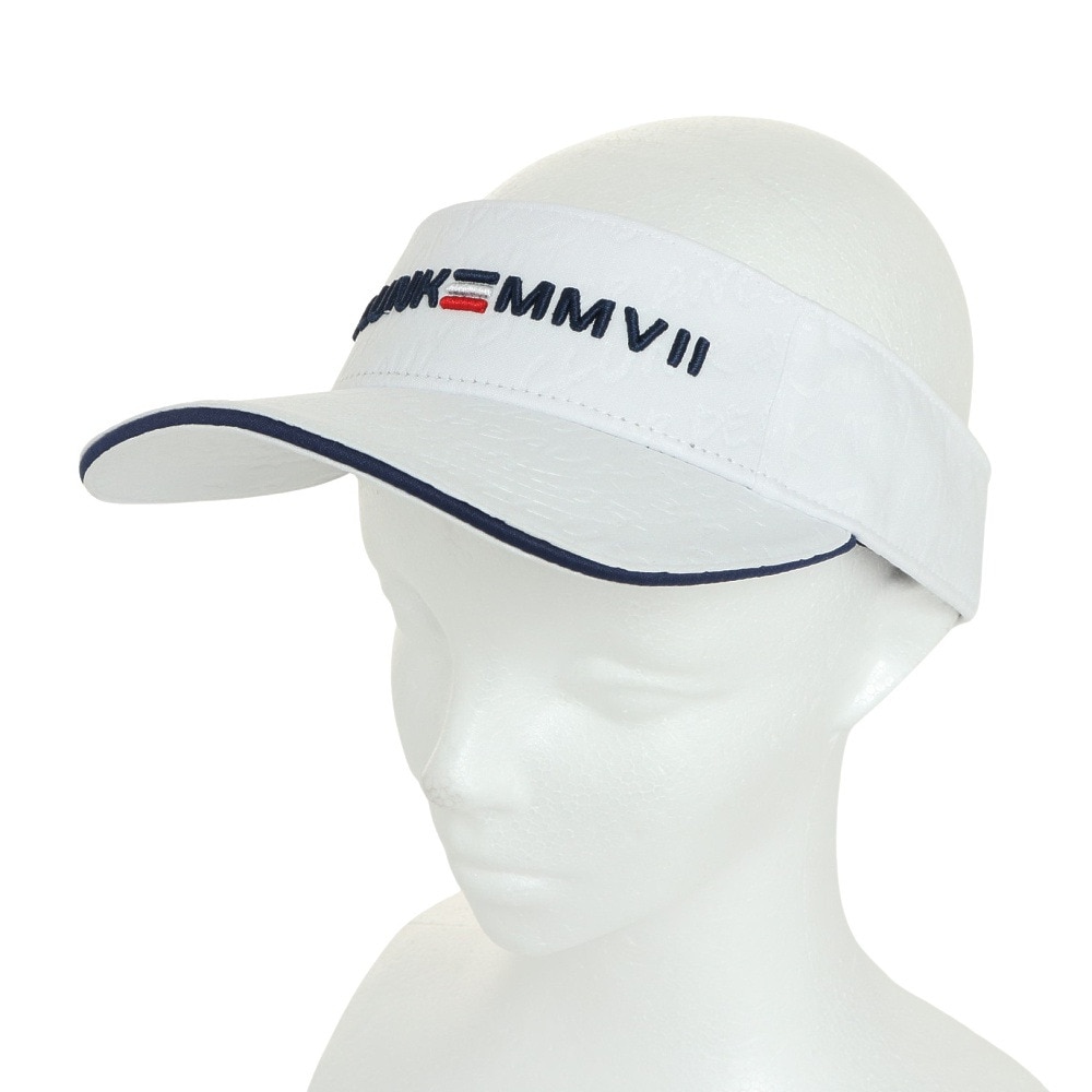 クランク（CLUNK）（メンズ）ゴルフ 吸汗 速乾 接触冷感 エンボスバイザー CL5PVD03 WHT