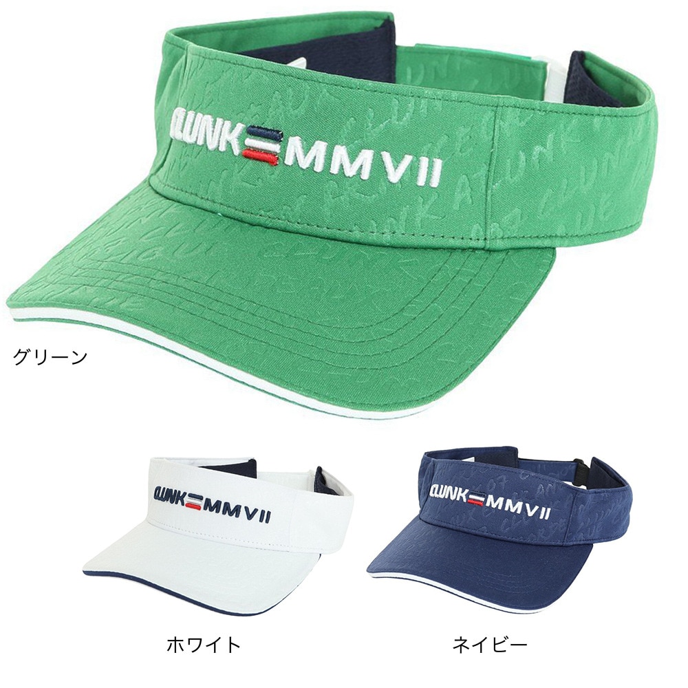 クランク（CLUNK）（メンズ）ゴルフ 吸汗 速乾 接触冷感 エンボスバイザー CL5PVD03 NVY