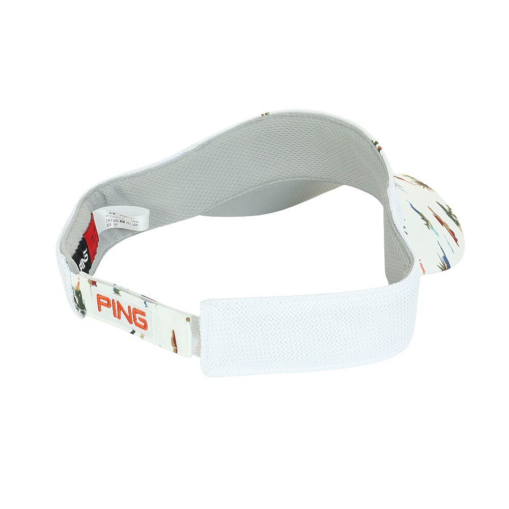 ピン（PING）（メンズ）ゴルフ プレイオンザデザートバイザー HW-A2304 VISOR WH 36807