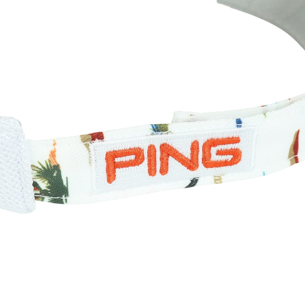 ピン（PING）（メンズ）ゴルフ プレイオンザデザートバイザー HW-A2304 VISOR WH 36807