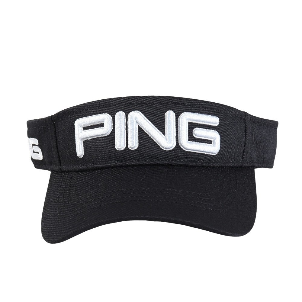 ピン（PING）（メンズ）ゴルフ 抗ウイルス バイザー HW-P2302 DEO.0 BK 36786