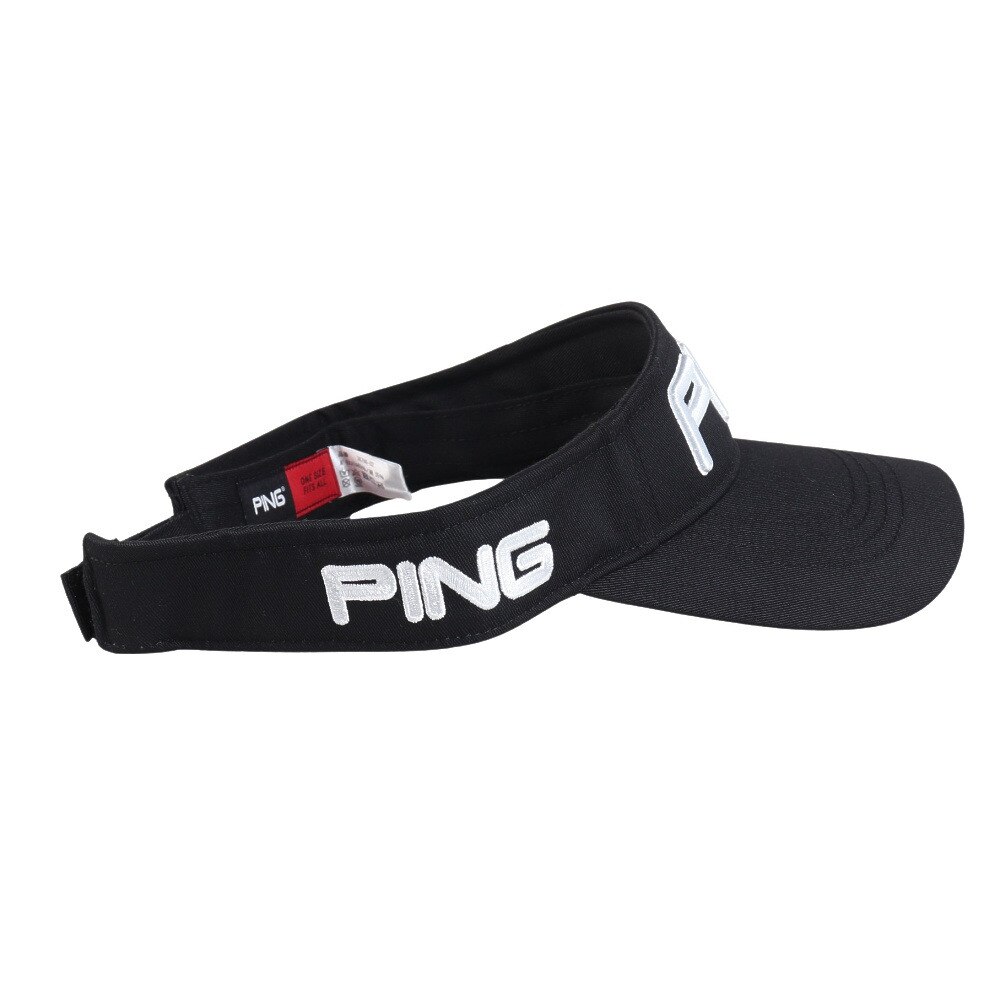 ピン（PING）（メンズ）ゴルフ 抗ウイルス バイザー HW-P2302 DEO.0 BK 36786