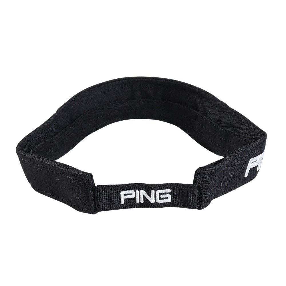ピン（PING）（メンズ）ゴルフ 抗ウイルス バイザー HW-P2302 DEO.0 BK 36786