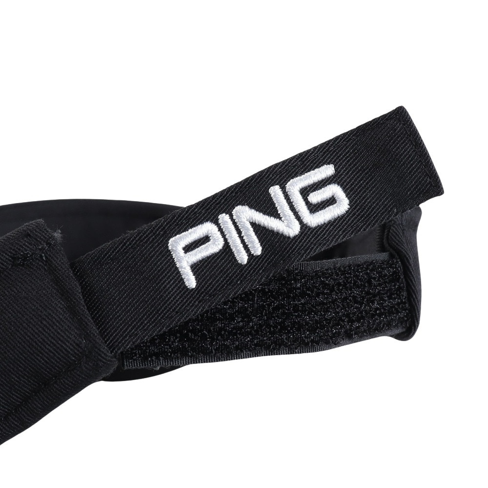 ピン（PING）（メンズ）ゴルフ 抗ウイルス バイザー HW-P2302 DEO.0 BK 36786