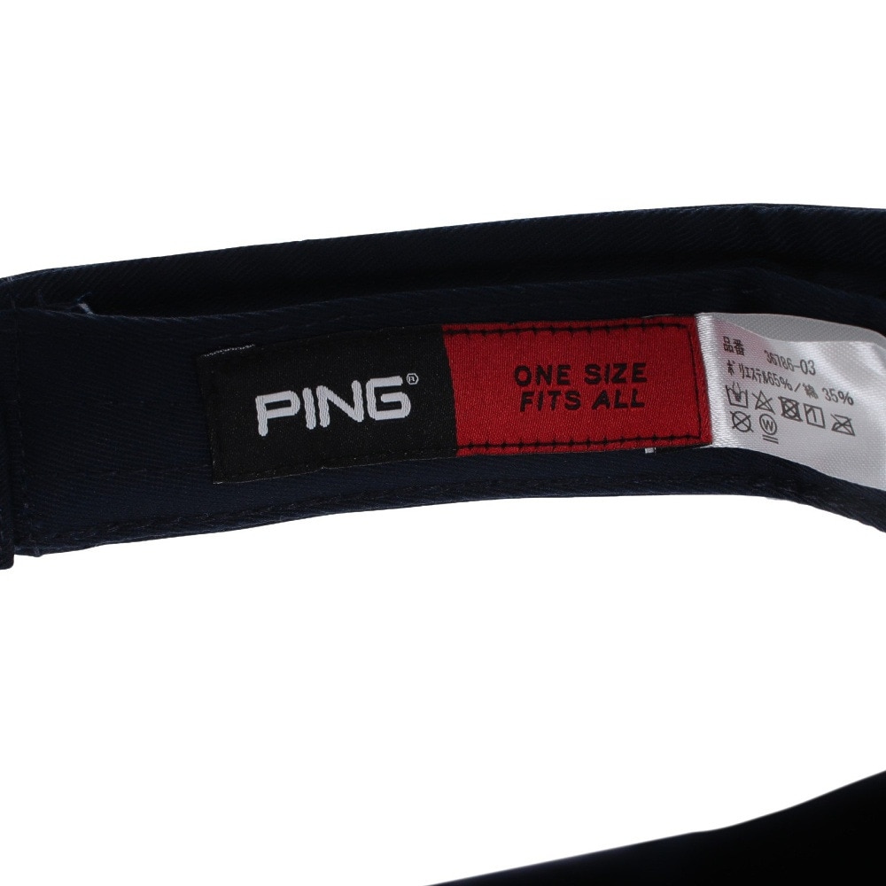 ピン（PING）（メンズ）ゴルフ デオゼロ ツアーデザインサンバイザー HW-P2302 DEO.0 VISOR NV 36786