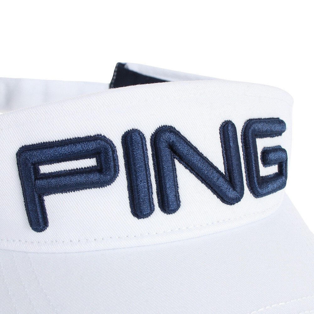 ピン（PING）（メンズ）ゴルフ デオゼロ ツアーデザインサンバイザー HW-P2302 DEO.0 VISOR WH 36786