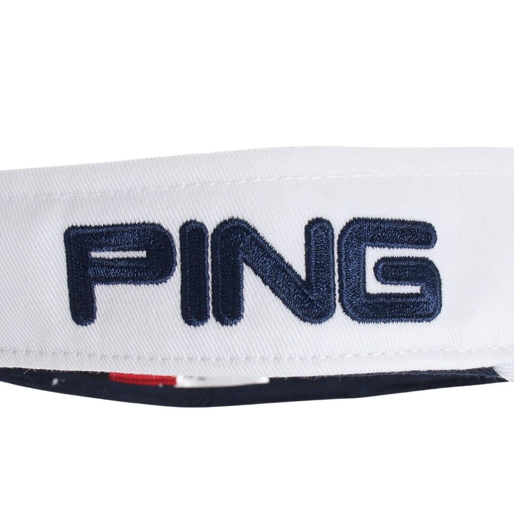 ピン（PING）（メンズ）ゴルフ デオゼロ ツアーデザインサンバイザー HW-P2302 DEO.0 VISOR WH 36786