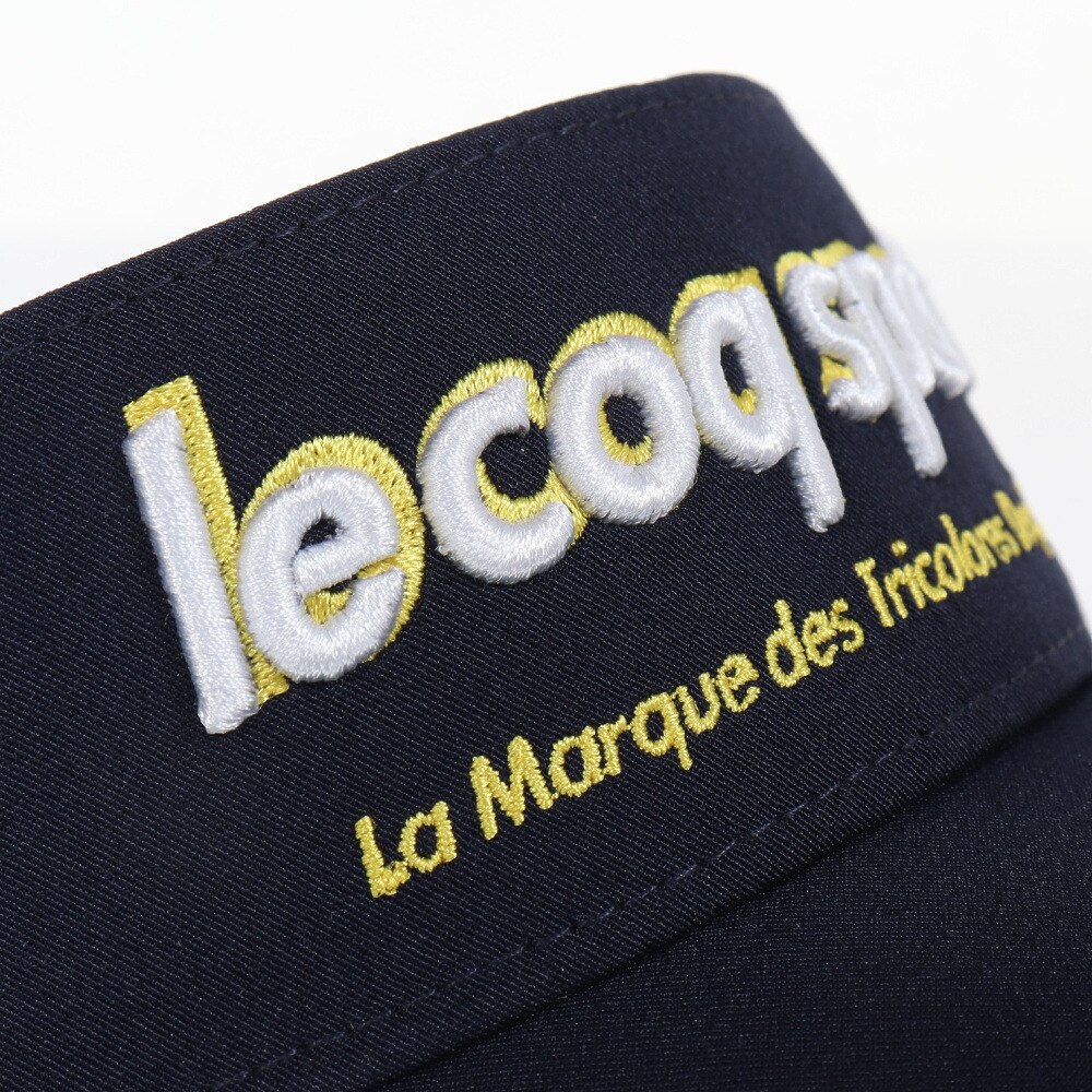 ルコックスポルティフ（lecoqsportif）（メンズ）ゴルフ ゴルファーズサンバイザー QGBWJC50 NV00