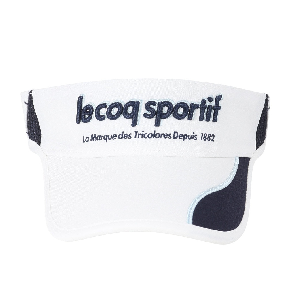 ルコックスポルティフ（lecoqsportif）（メンズ）ゴルフ ゴルファーズサンバイザー QGBWJC50 WH00