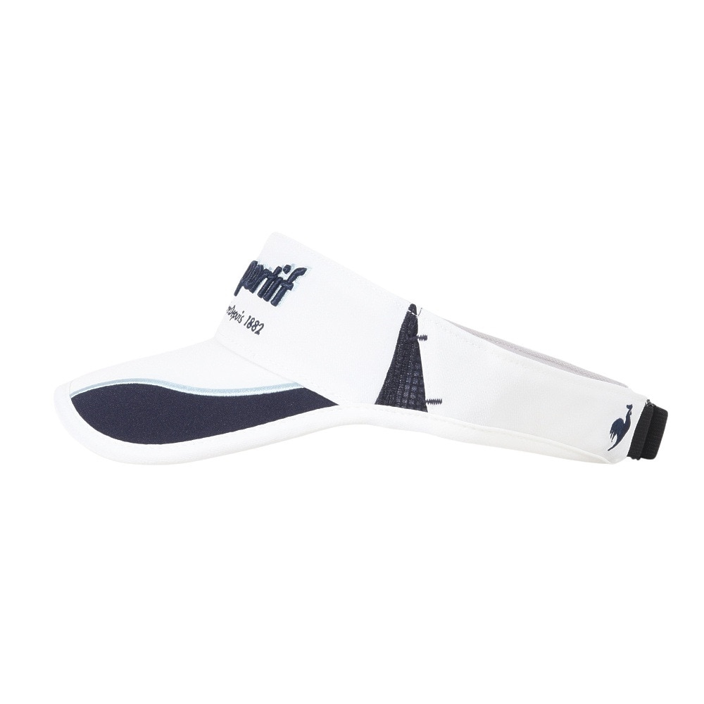 ルコックスポルティフ（lecoqsportif）（メンズ）ゴルフ ゴルファーズサンバイザー QGBWJC50 WH00