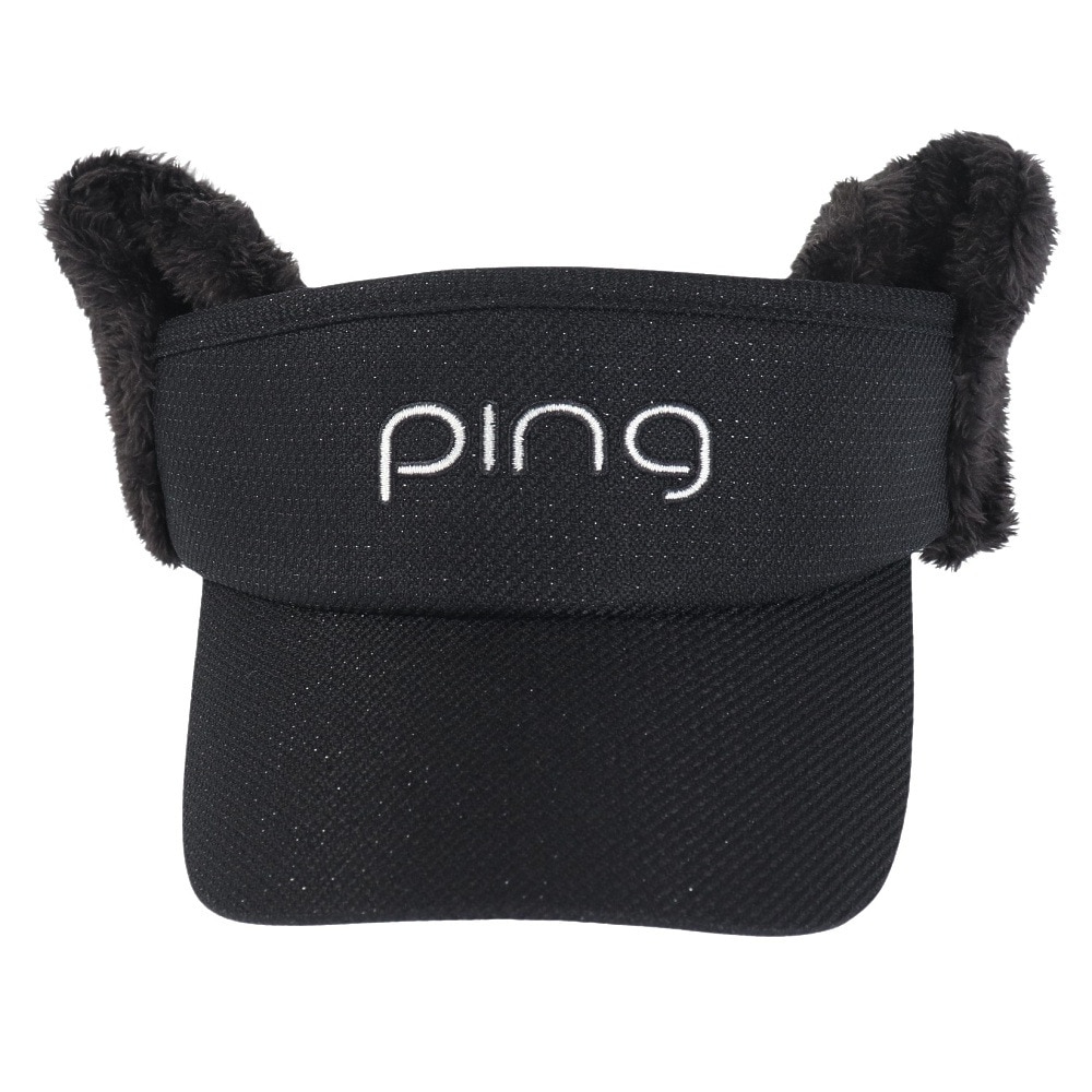 ピン（PING）（メンズ）ゴルフ イヤーマフバイザー HW-L2310 BK 37147