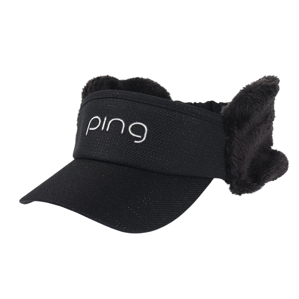 ピン（PING）（メンズ）ゴルフ イヤーマフバイザー HW-L2310 BK 37147