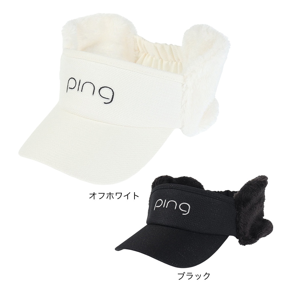 ピン（PING）（メンズ）ゴルフ イヤーマフバイザー HW-L2310 BK 37147