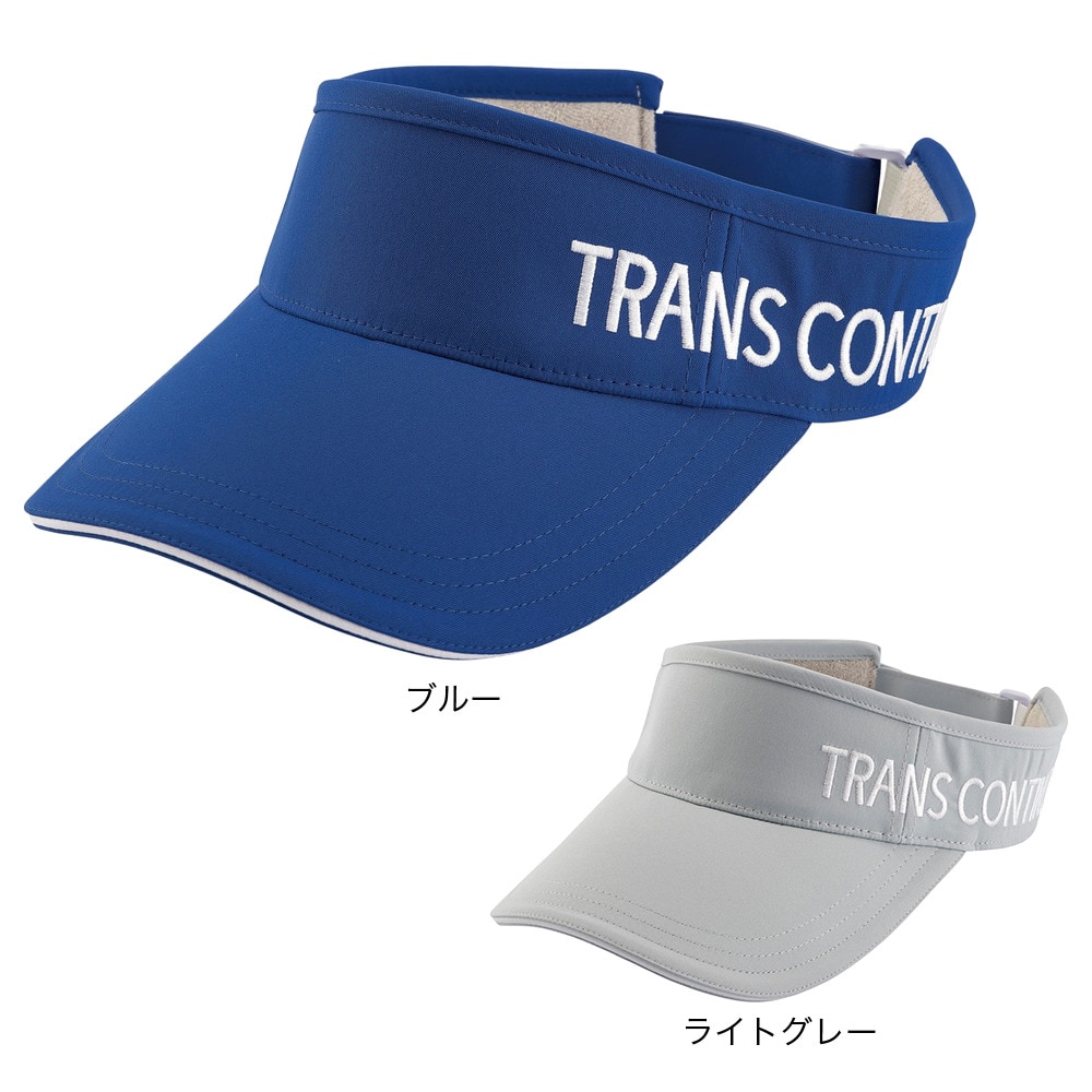 トランスコンチネンツ（TRANS CONTINENTS）（メンズ）ゴルフ ロングロゴバイザー TCV-042 LGRY
