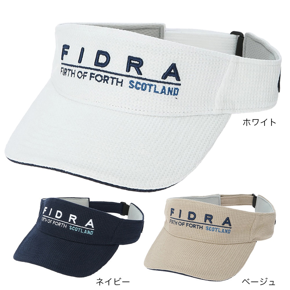 フィドラ（FIDRA）（メンズ）ゴルフ 接触冷感 サーマルバイザー FD5RVD04 NVY