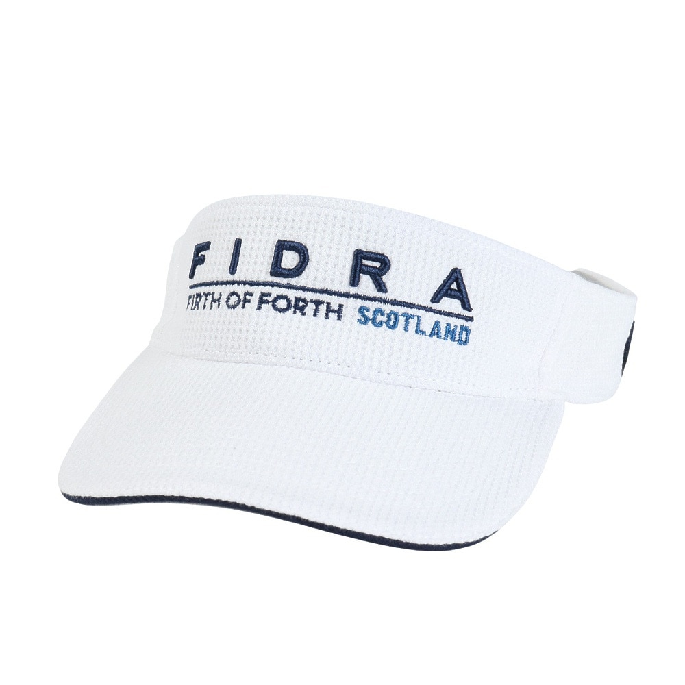 フィドラ（FIDRA）（メンズ）ゴルフ 接触冷感 サーマルバイザー FD5RVD04 WHT