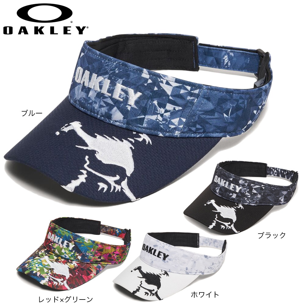 オークリー（OAKLEY）（メンズ）ゴルフ SKULL GRAPHIC バイザー