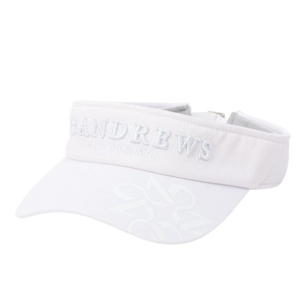 新品　St.ANDREWS　ゴルフ　バケットハット　帽子　ホワイト St ANDREWS セントアンドリュース ゴルフ バケットハット メンズ