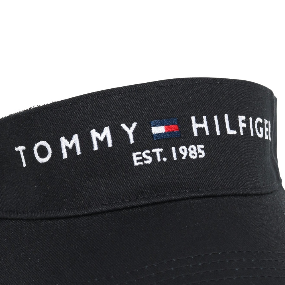 トミー ヒルフィガー ゴルフ（TOMMY HILFIGER GOLF）（メンズ）バイザー THロゴ THMB3F52-BLK