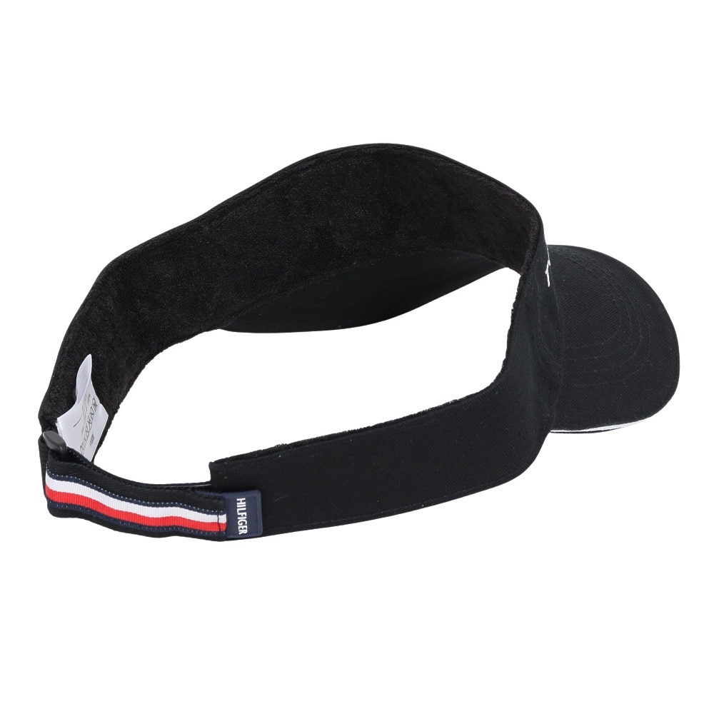 トミー ヒルフィガー ゴルフ（TOMMY HILFIGER GOLF）（メンズ）バイザー THロゴ THMB3F52-BLK