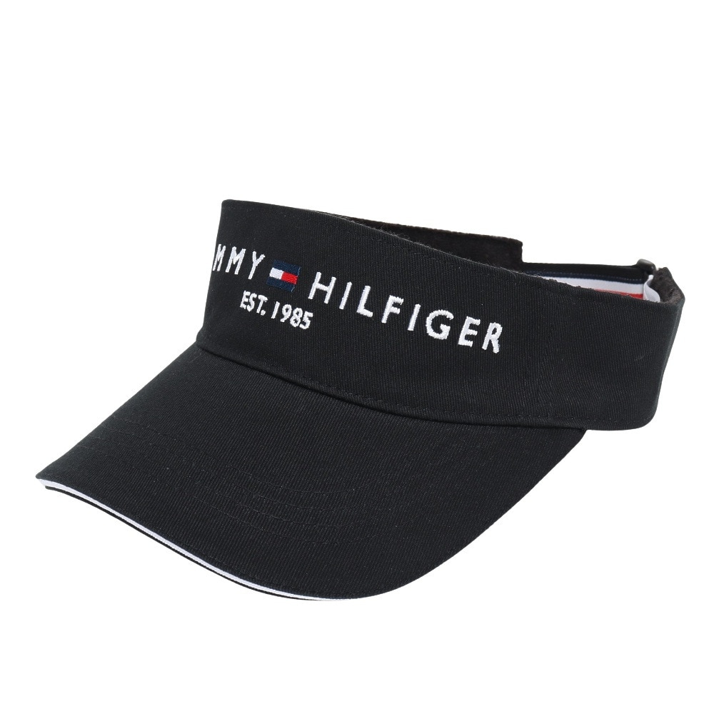 トミー ヒルフィガー ゴルフ（TOMMY HILFIGER GOLF）（メンズ）バイザー THロゴ THMB3F52-BLK