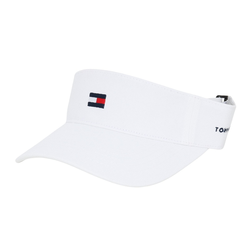 トミー ヒルフィガー ゴルフ（TOMMY HILFIGER GOLF）（メンズ）ゴルフ バイザー フラッグ THMB4S22-WHT