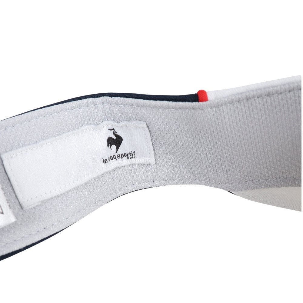 ルコックスポルティフ（lecoqsportif）（メンズ）ゴルフ シーズンモチーフサンバイザー QGBXJC53 WH00