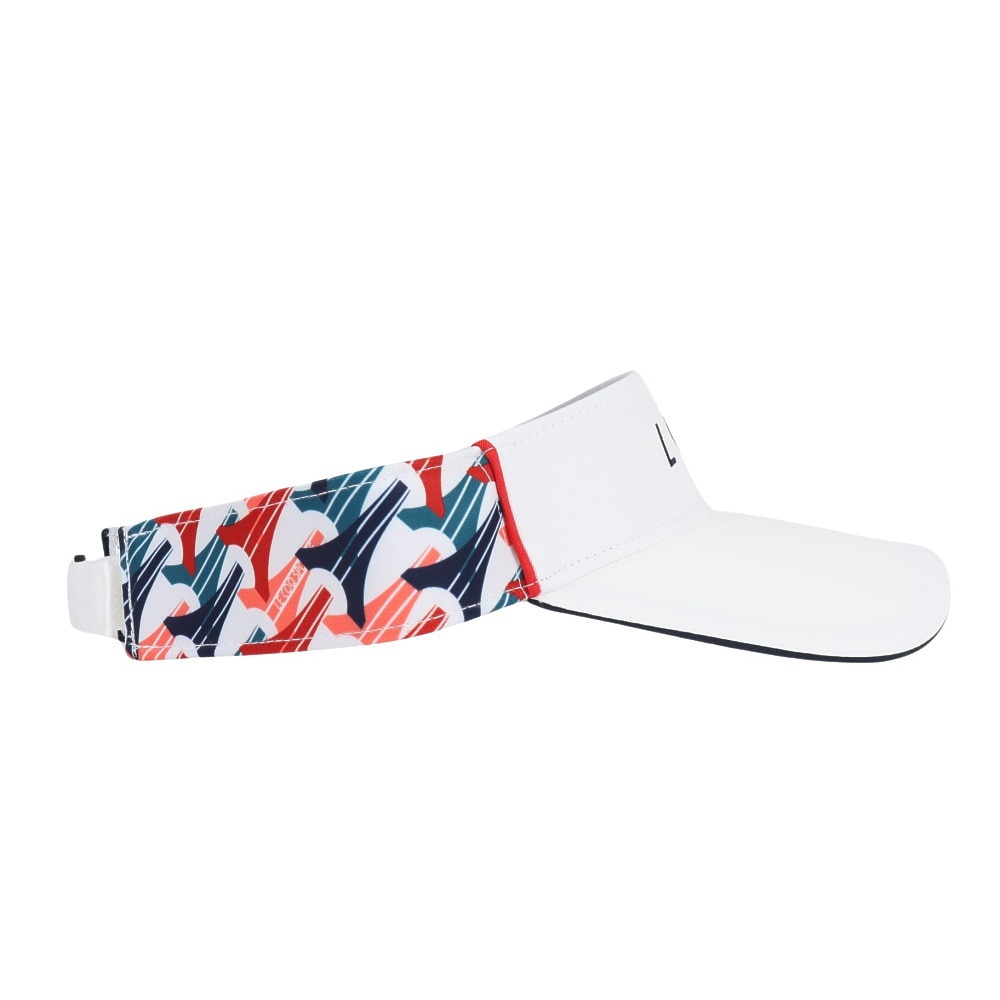 ルコックスポルティフ（lecoqsportif）（メンズ）ゴルフ シーズンモチーフサンバイザー QGBXJC53 WH00