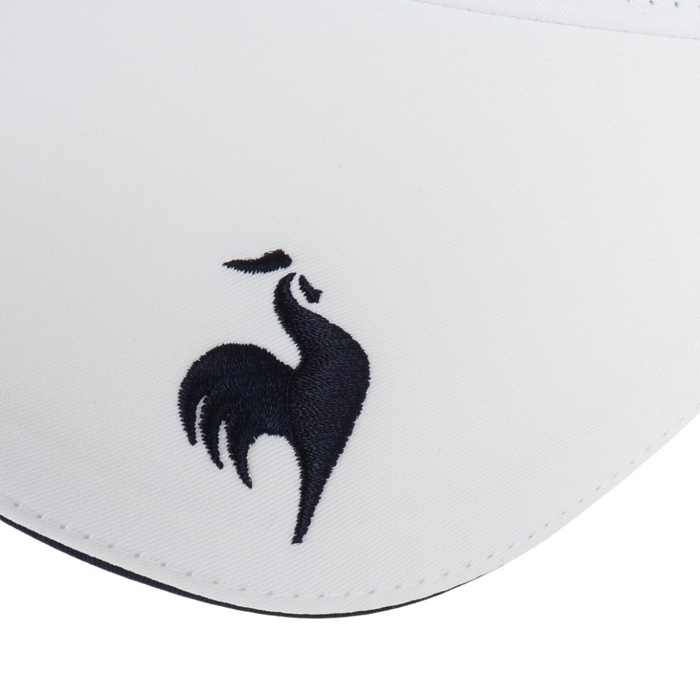 ルコックスポルティフ（lecoqsportif）（メンズ）ゴルフ シーズンモチーフサンバイザー QGBXJC53 WH00
