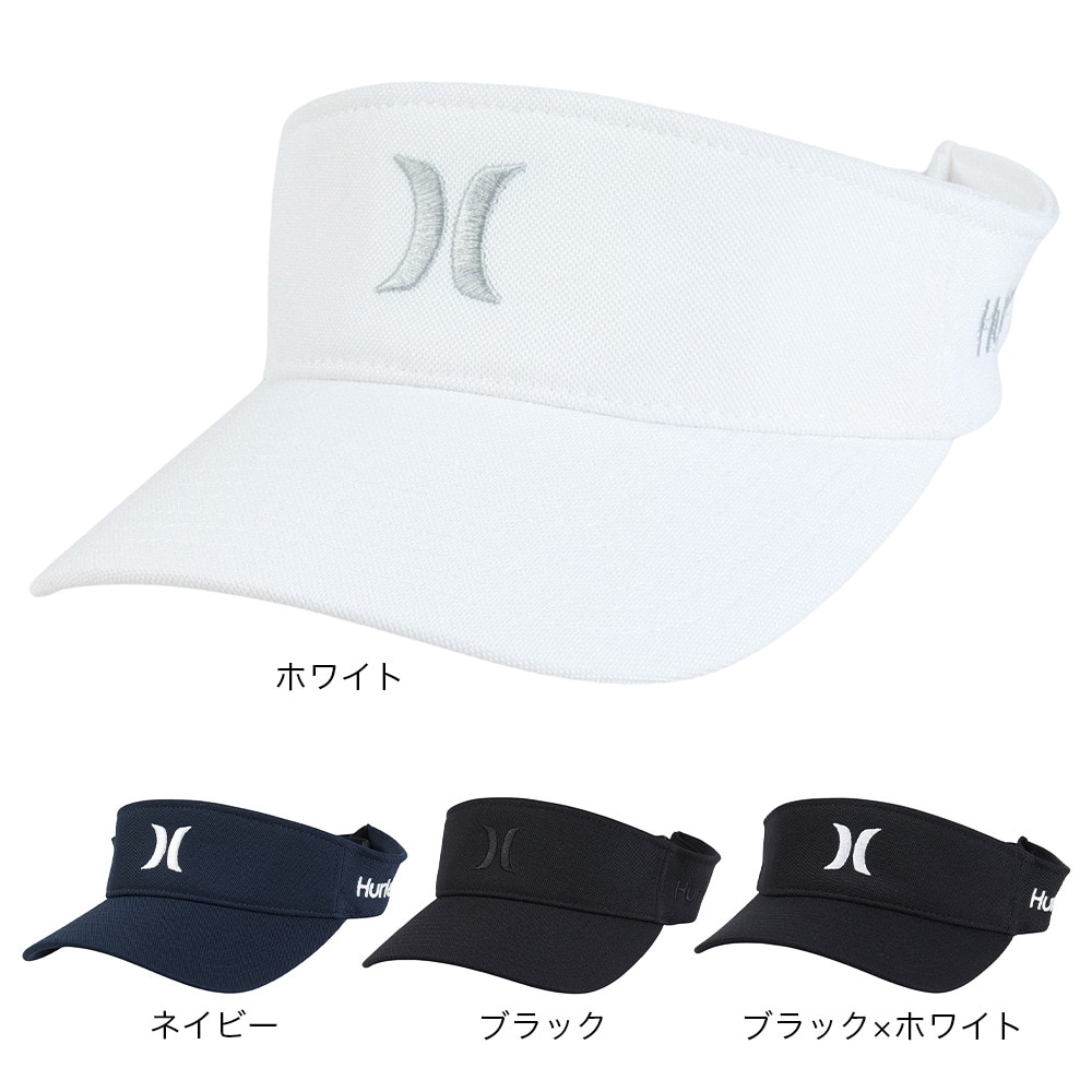 ハーレー（HURLEY）（メンズ）ゴルフ HURLEY ICON バイザー MHW2411039-BKWH