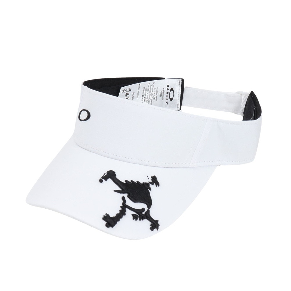 オークリー（OAKLEY）（メンズ）ゴルフ 吸汗速乾 接触冷感 スカル STAPLE バイザー 25.0 FOS902026-100