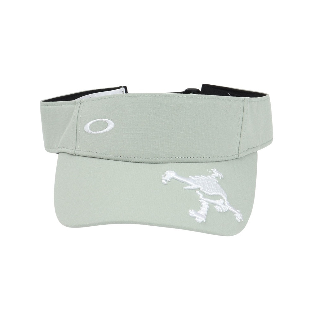 オークリー（OAKLEY）（メンズ）ゴルフ 吸汗速乾 接触冷感 スカル STAPLE バイザー 25.0 FOS902026-76H