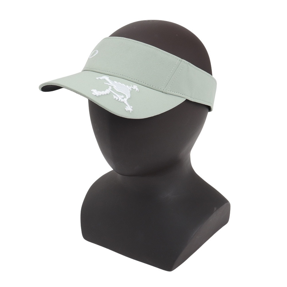 オークリー（OAKLEY）（メンズ）ゴルフ 吸汗速乾 接触冷感 スカル STAPLE バイザー 25.0 FOS902026-76H