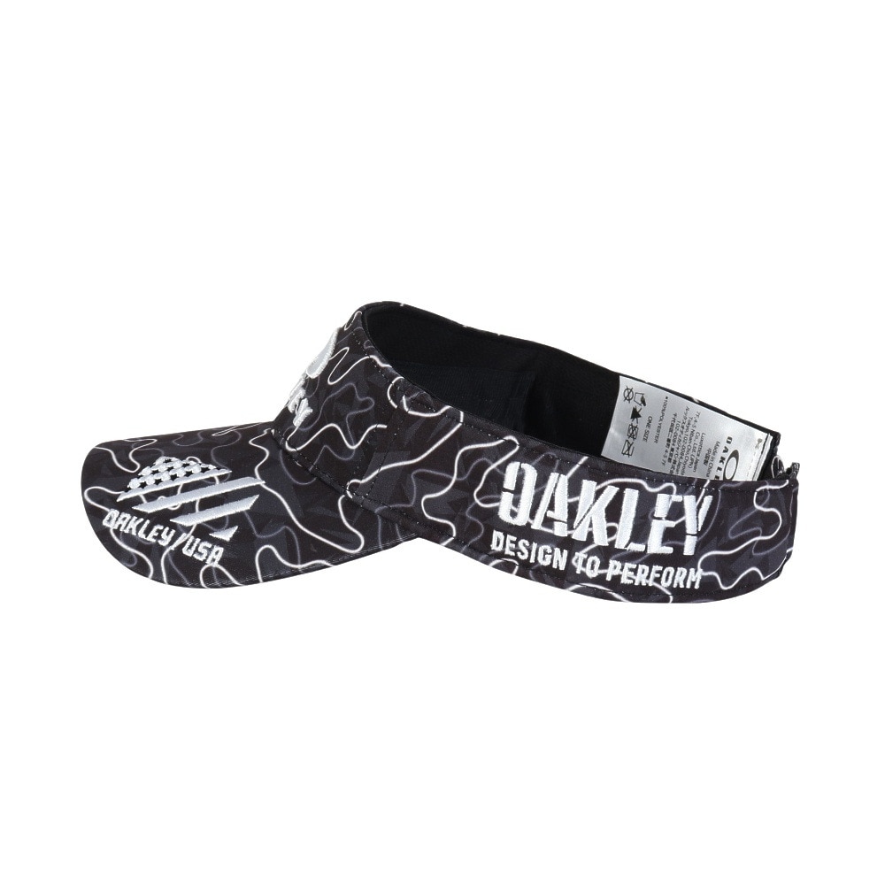 オークリー（OAKLEY）（メンズ）ゴルフ 吸汗速乾 接触冷感 FIXED サンバイザー 25.0 FOS902027-00G