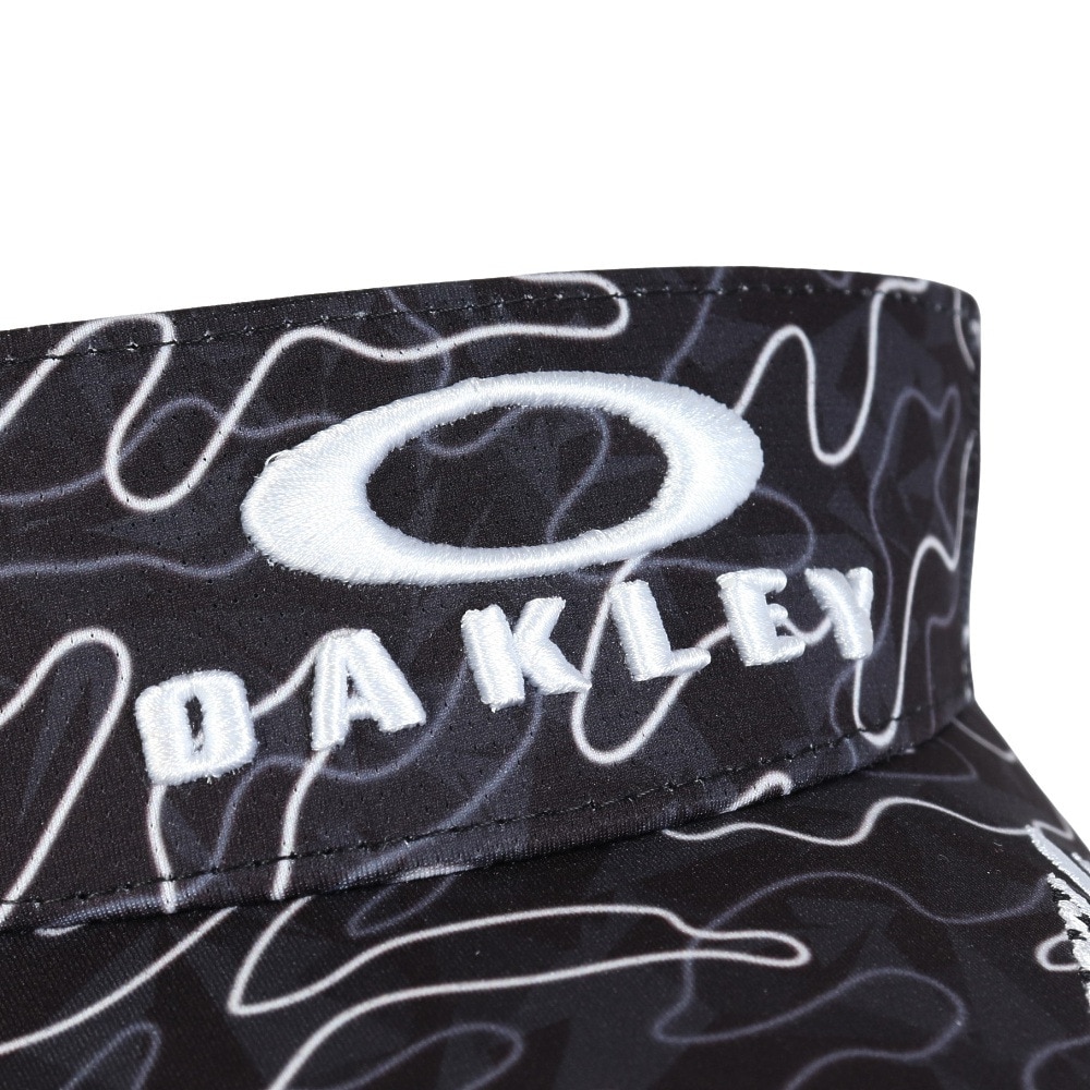 オークリー（OAKLEY）（メンズ）ゴルフ 吸汗速乾 接触冷感 FIXED サンバイザー 25.0 FOS902027-00G