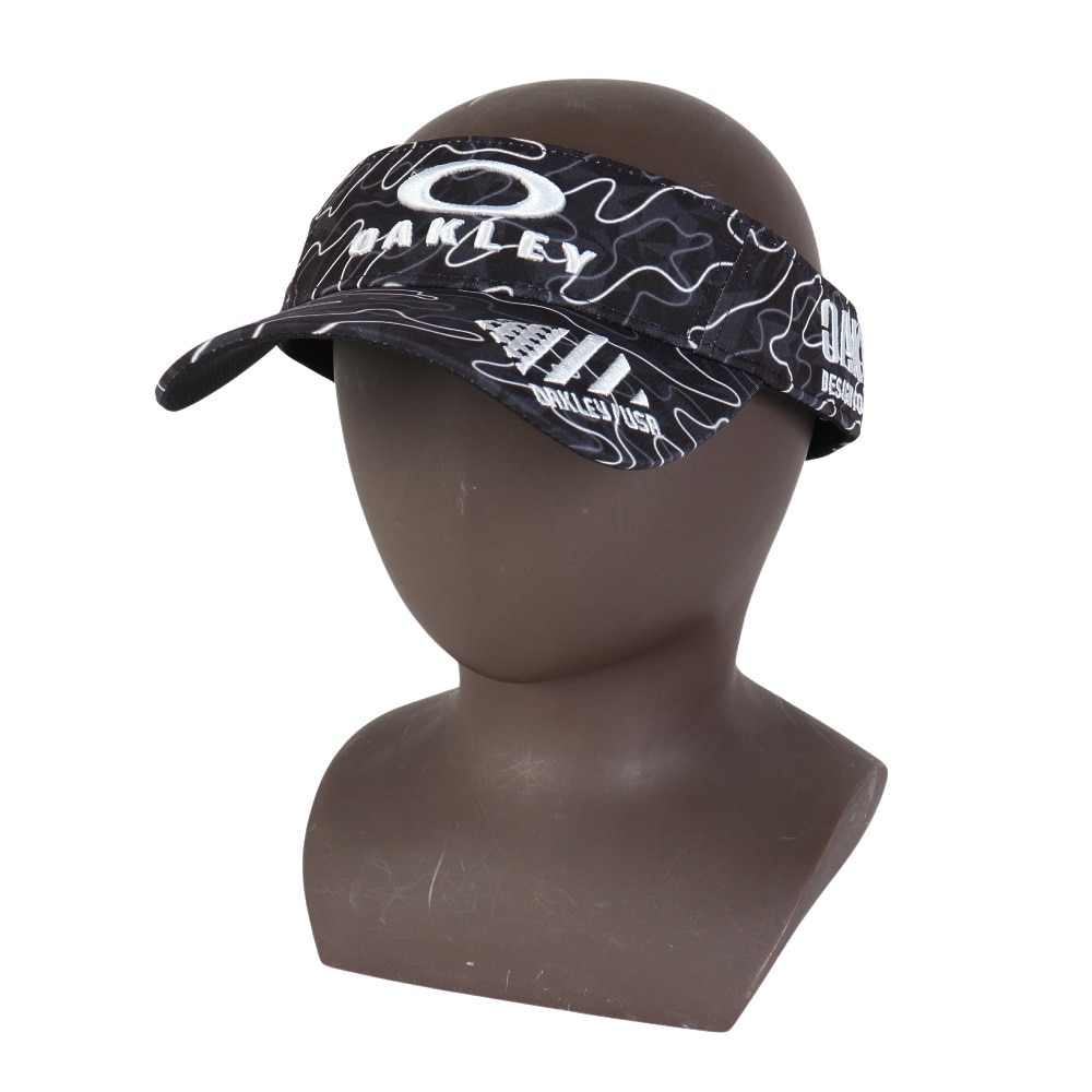 オークリー（OAKLEY）（メンズ）ゴルフ 吸汗速乾 接触冷感 FIXED サンバイザー 25.0 FOS902027-00G
